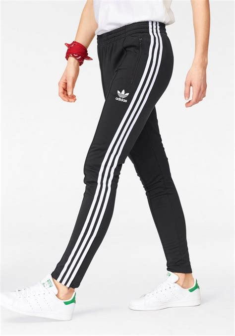 adidas damen sst trainingshose night cargo|adidas Originals Trainingshosen Damen .